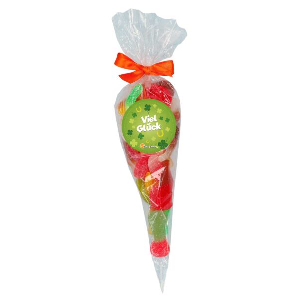 Veganer Mix 039 Viel Glueck 039 Spitztuete 250g No1 1131