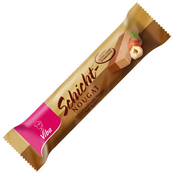 Viba Schicht Nougat Riegel 75g No1 3839