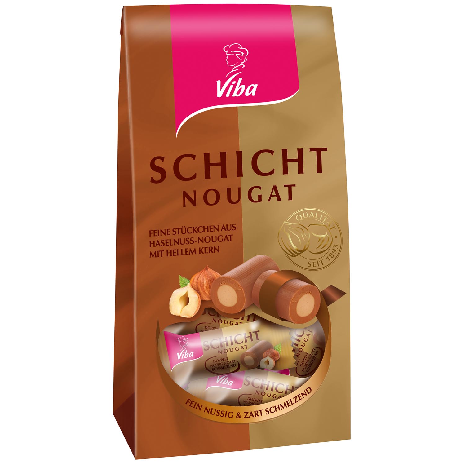 viba-schicht-nougat-roellchen-100g-no1-2520 Viba Schicht Nougat Roellchen 100g No1 2520