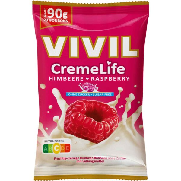 Vivil Cremelife Himbeere Ohne Zucker 90g No1 5531