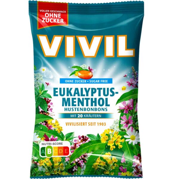 Vivil Eukalyptus Menthol Zuckerfrei 120g No1 5730