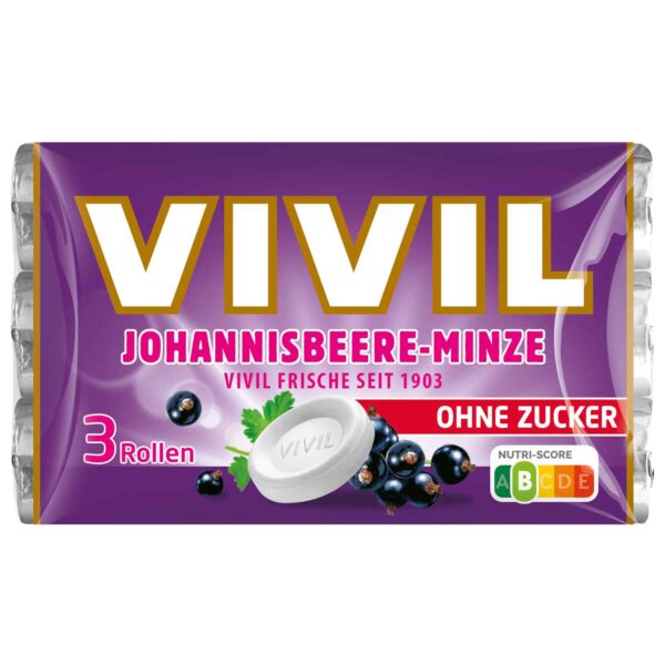 Vivil Johannisbeere Minze Ohne Zucker 3er No1 5511
