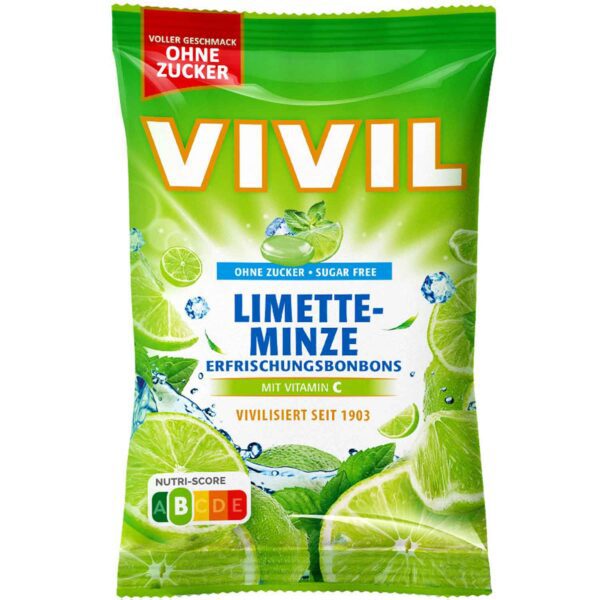 Vivil Limette Minze Zuckerfrei 120g No1 0812
