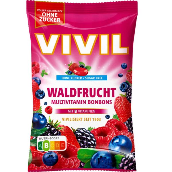 Vivil Waldfrucht Multivitamin Zuckerfrei 120g No1 4854