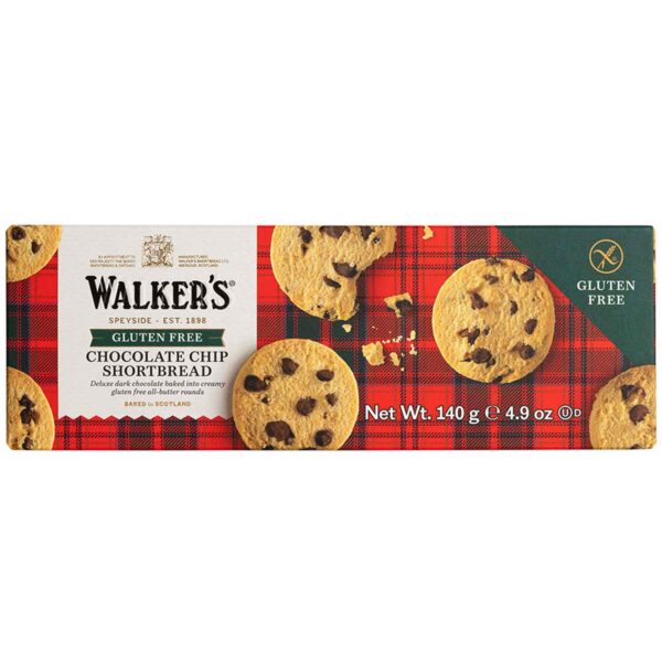 Walker 039 S Gluten Free Chocolate Chip Shortbread 140g No1 3909