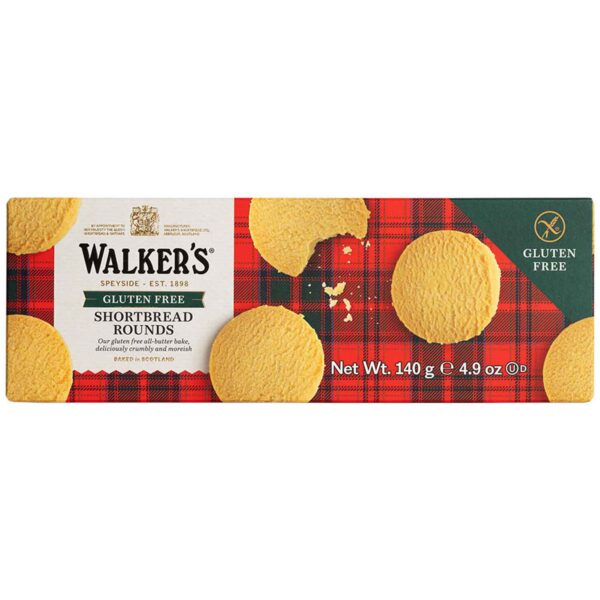 Walker 039 S Gluten Free Shortbread Rounds 140g No1 2231