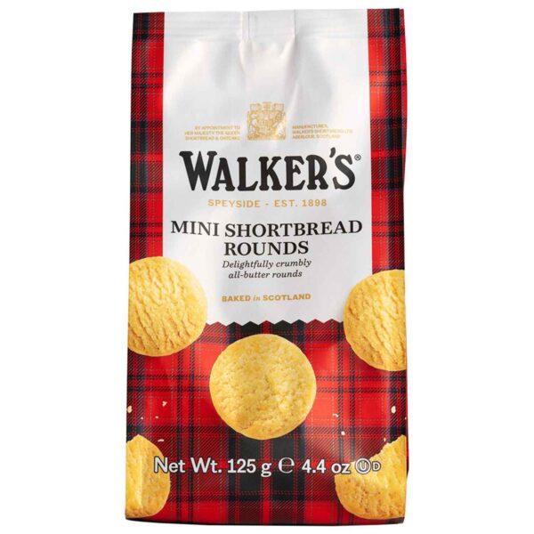 Walker 039 S Mini Shortbread Rounds 125g No1 1058