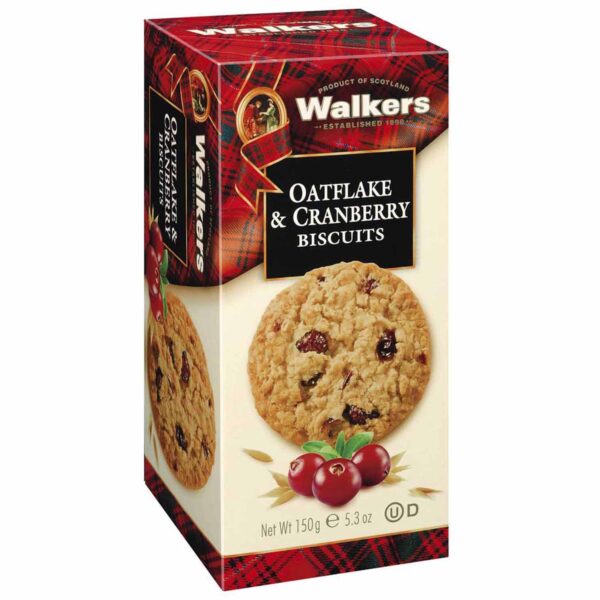 Walkers Oatflake Amp Cranberry Biscuits 150g No1 4747