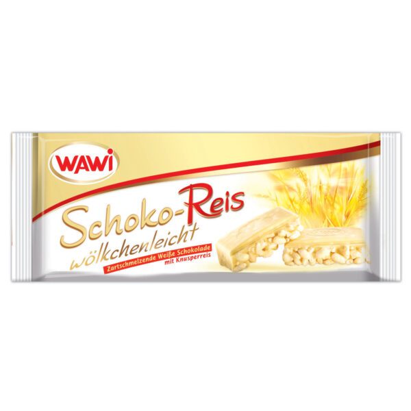Wawi Schoko Reis Wei E Schokolade 40g
