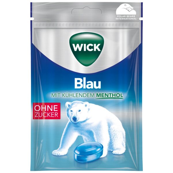 Wick Blau Ohne Zucker 72g No1 5323