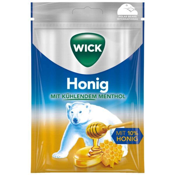 Wick Honig Mit Kuehlendem Menthol 72g No1 5158