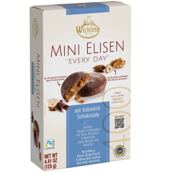 Wicklein Mini Elisen Lebkuchen Vollmilch 125g No1 3723
