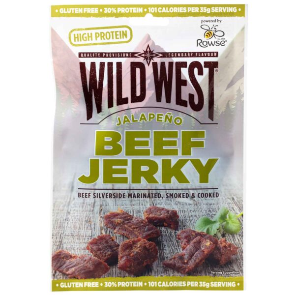 Wild West Beef Jerky Jalape O 60g No1 0637