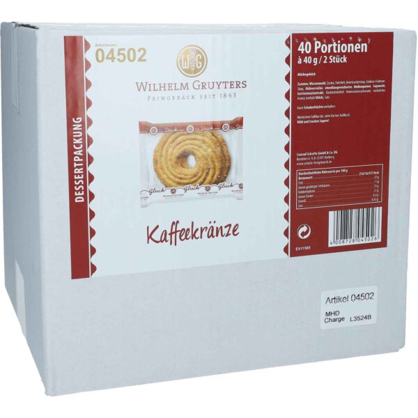 Wilhelm Gruyters Kaffeekraenze 40x2er No1 0743