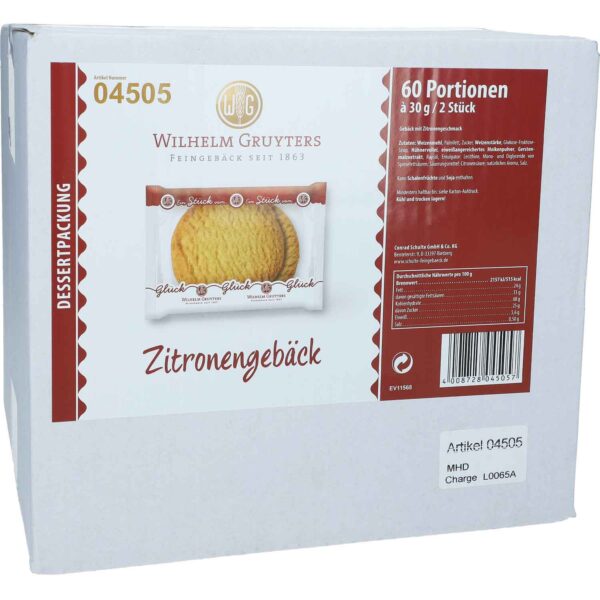 Wilhelm Gruyters Zitronengebaeck 60er No1 0855