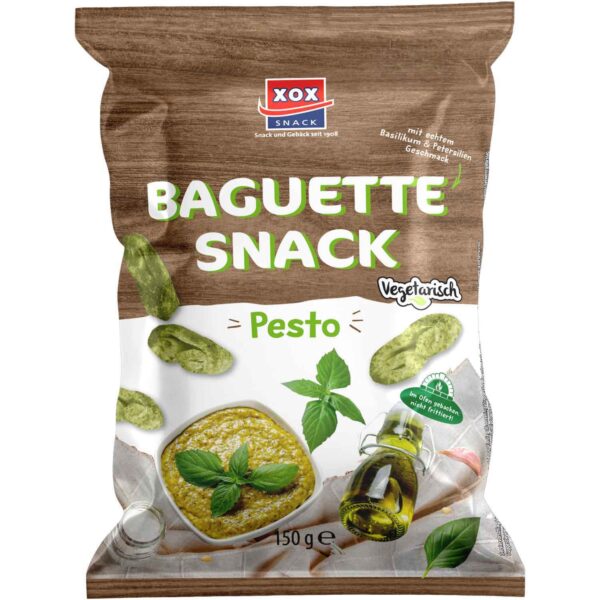 Xox Baguette Snack Pesto 150g No1 5633