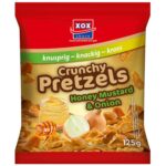 Xox Crunchy Pretzels Honey Mustard Amp Onion 125g No1 0558