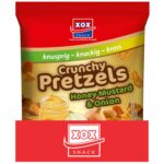 Xox Crunchy Pretzels Honey Mustard Amp Onion 125g No7 0558