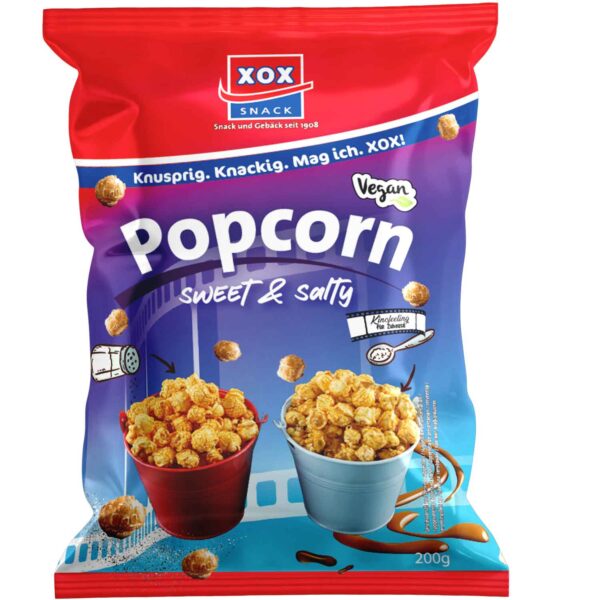 Xox Popcorn Sweet Amp Salty 125g No1 5716