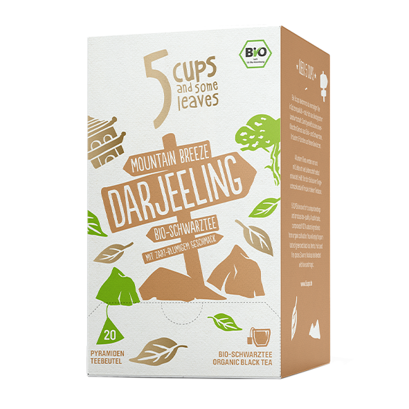 5 CUPS And Some Leaves Bio Mountain Breeze Darjeeling 1048201917