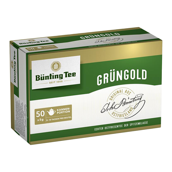 Buenting Tee Gruengold 50 Grosskannenbeutel 1030189171