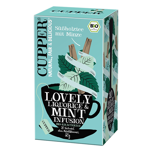 Cupper Bio Suessholztee Mit Minze 1034143777