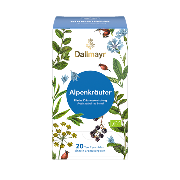 Dallmayr Bio Alpenkraeuter 20 Pyramidenbeutel 1033657263