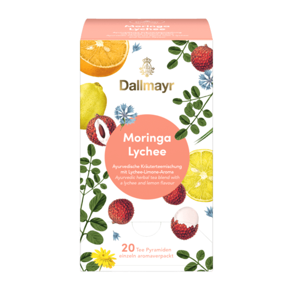 Dallmayr Moringa Lychee 20 Pyramidenbeutel 1033659913