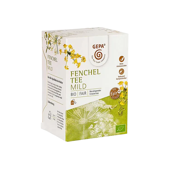 GEPA_Bio_Fenchel_Tee_Mild_20_Teebeutel_1039684823 GEPA Bio Fenchel Tee Mild 20 Teebeutel 1039684823