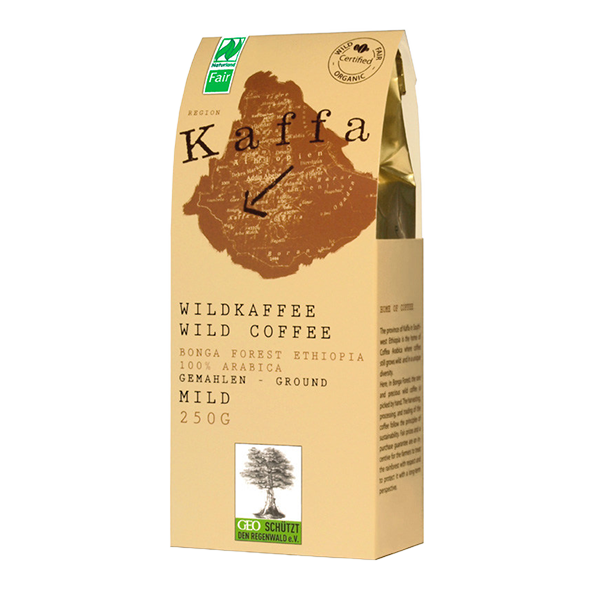 Kaffa Bio Wildkaffee Blond Roast 250g Gemahlen 1035034941