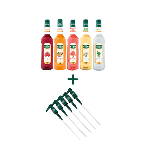 Mathieu Teisseire 5 Set Cocktail Mit Dosierpumpen 1046576521