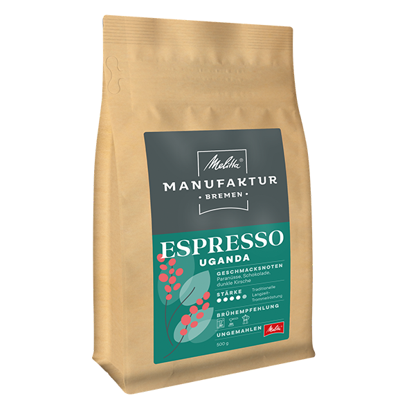 Melitta Manufaktur Kaffee Espresso Uganda 500g Ganze Bohne 1048026555
