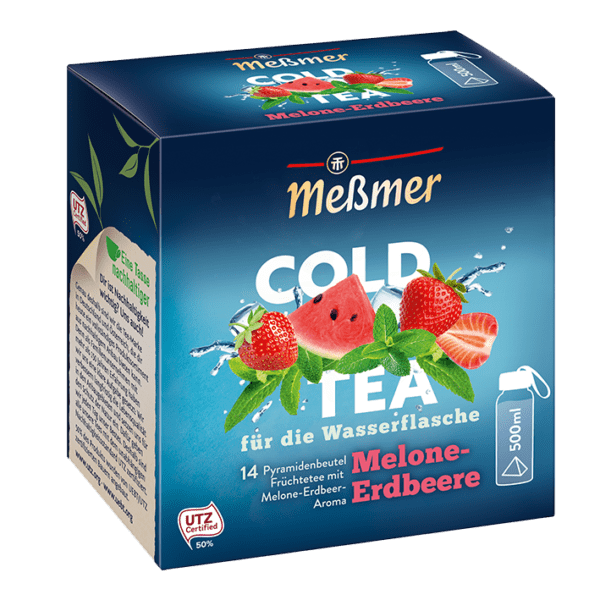 Messmer Cold Tea Melone Erdbeere 14 Pyramidenbeutel 1035592387