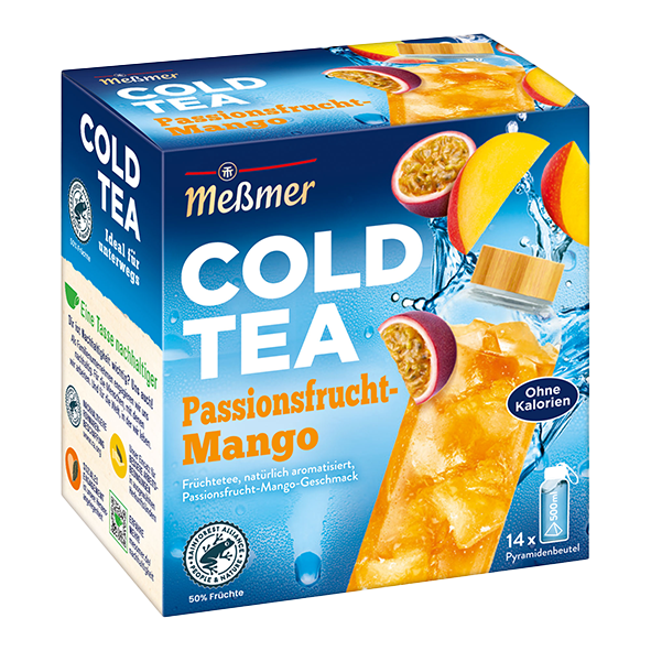 Messmer Cold Tea Passionsfrucht Mango 14 Pyramidenbeutel 1035594187