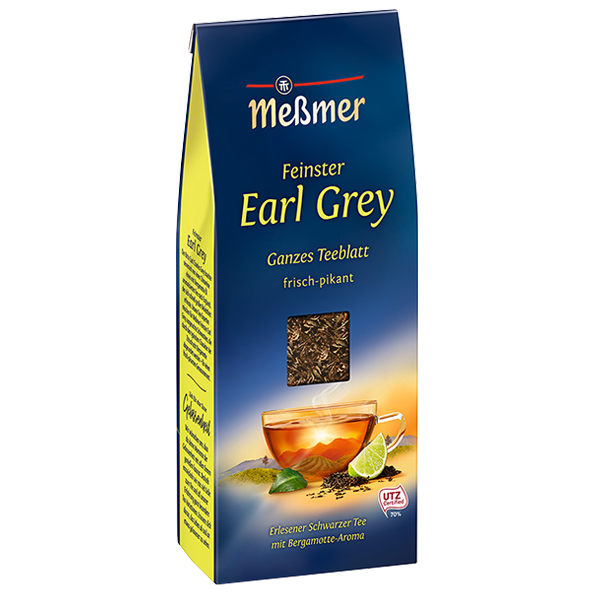 Messmer Feinster Earl Grey Mit Bergamotte Aroma Ganzes Teeblatt 150g 1024391067