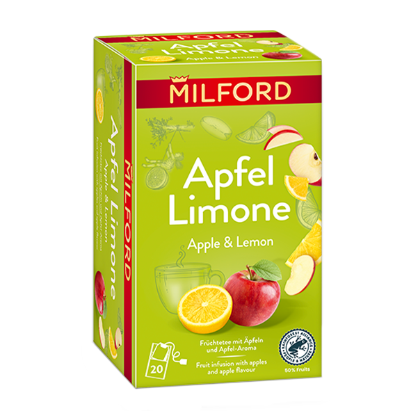 Milford_Apfel_Limone_20_Teebeutel_1048195028 Milford Apfel Limone 20 Teebeutel 1048195028