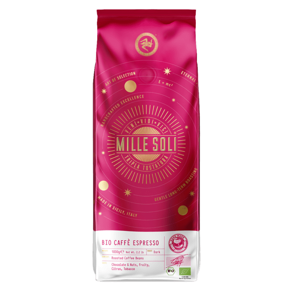 Mille Soli Bio Caffe Espresso 1000g Ganze Bohne 1045645046