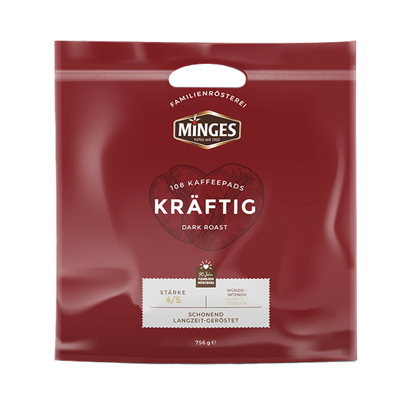 Minges_Kraeftig_Dark_Roast_108_Pads_1030510791 Minges Kraeftig Dark Roast 108 Pads 1030510791