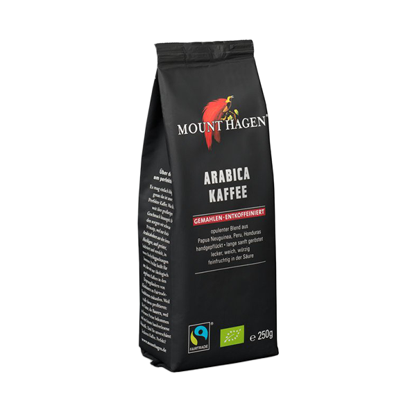 Mount Hagen Bio Arabica Kaffee Entkoffeiniert 250g Gemahlen 1037647271