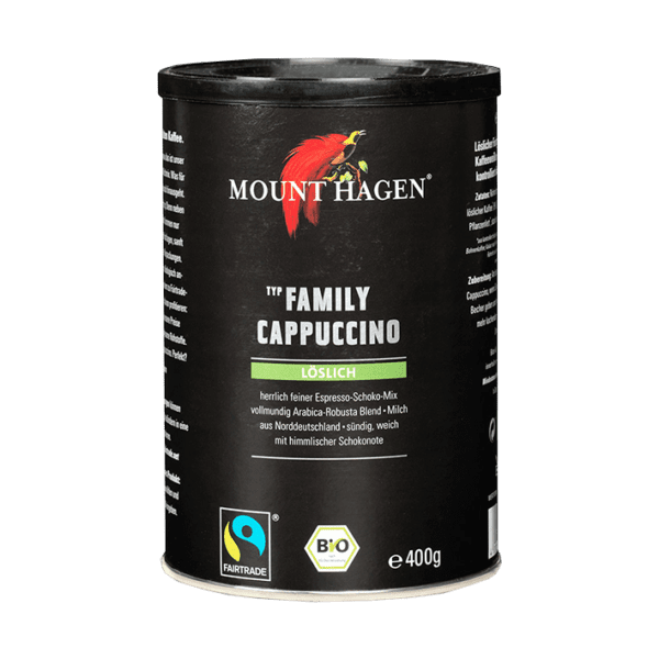 Mount Hagen Bio Family Cappuccino Loeslich 400g Dose 1034345356