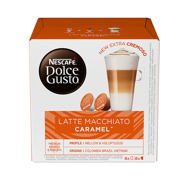 Nescafe Dolce Gusto Latte Macchiato Caramel 16 Kapseln 1022032081