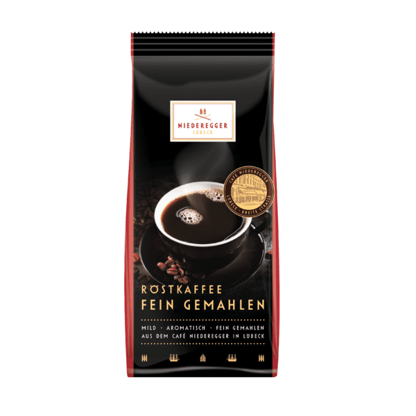 Niederegger Luebeck Roestkaffee Fein Gemahlen 250g 1026803125