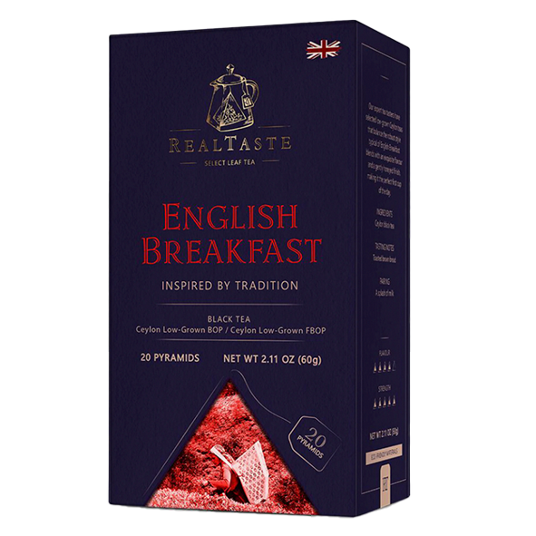 RealTaste English Breakfast Black Tea 20 Pyramidenbeutel 1039742337