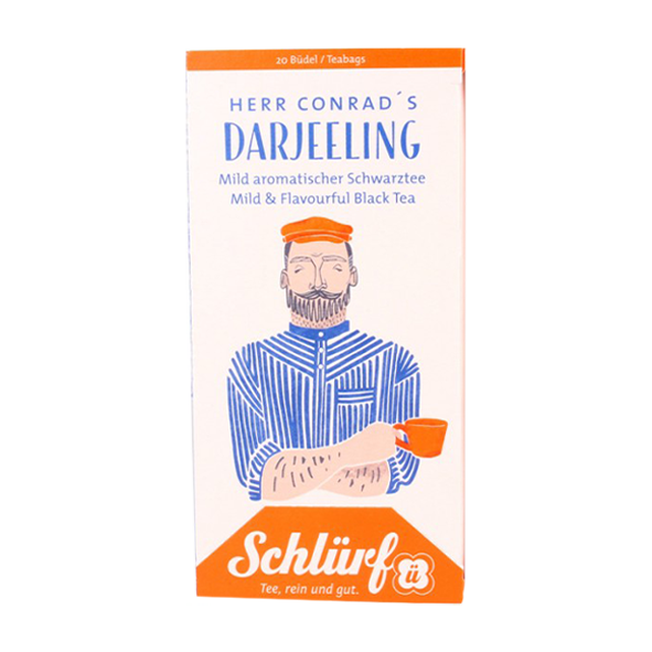 Schluerf Bio Herr Conrads Darjeeling Buedel 1038111701