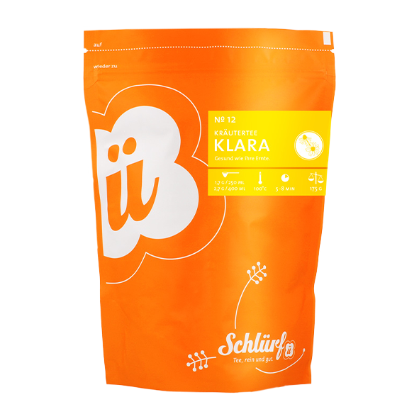 Schluerf Bio Kraeutertee Klara No 12 175g Loser Tee 1038000976