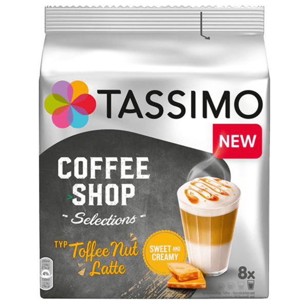 Tassimo Coffee Shop Selections Toffee Nut Latte 1034768492