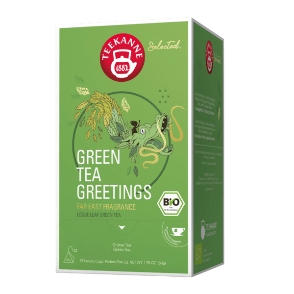 Teekanne Selected Bio Green Tea Greetings 25 Luxury Cups 1035718038