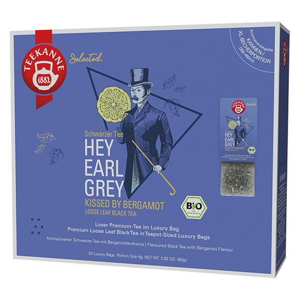 Teekanne Selected Bio Hey Earl Grey 20 Luxury Bags 1036404198