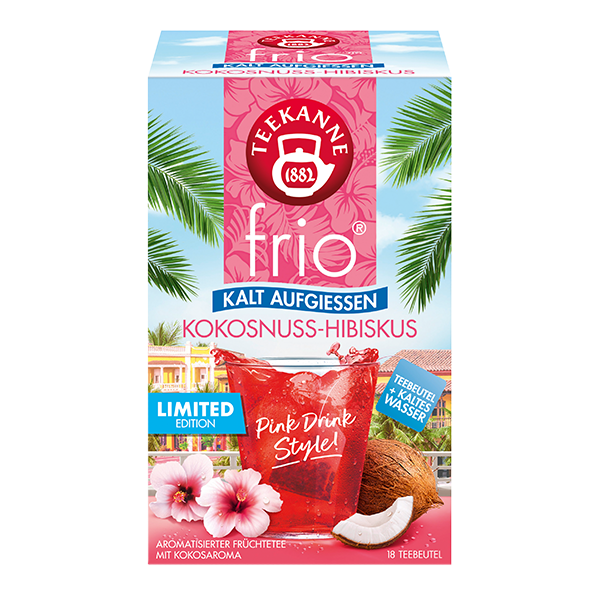 Teekanne Frio Kokosnuss Hibiskus 18 Teebeutel 1047160430