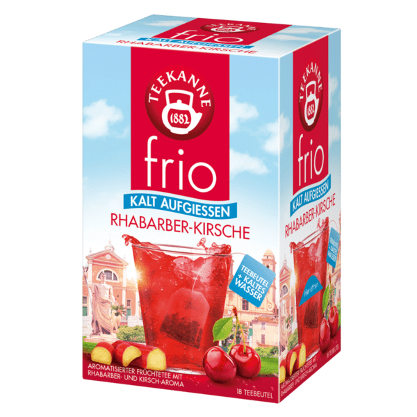 Teekanne Frio Rhabarber Kirsche 18 Teebeutel 1035593802